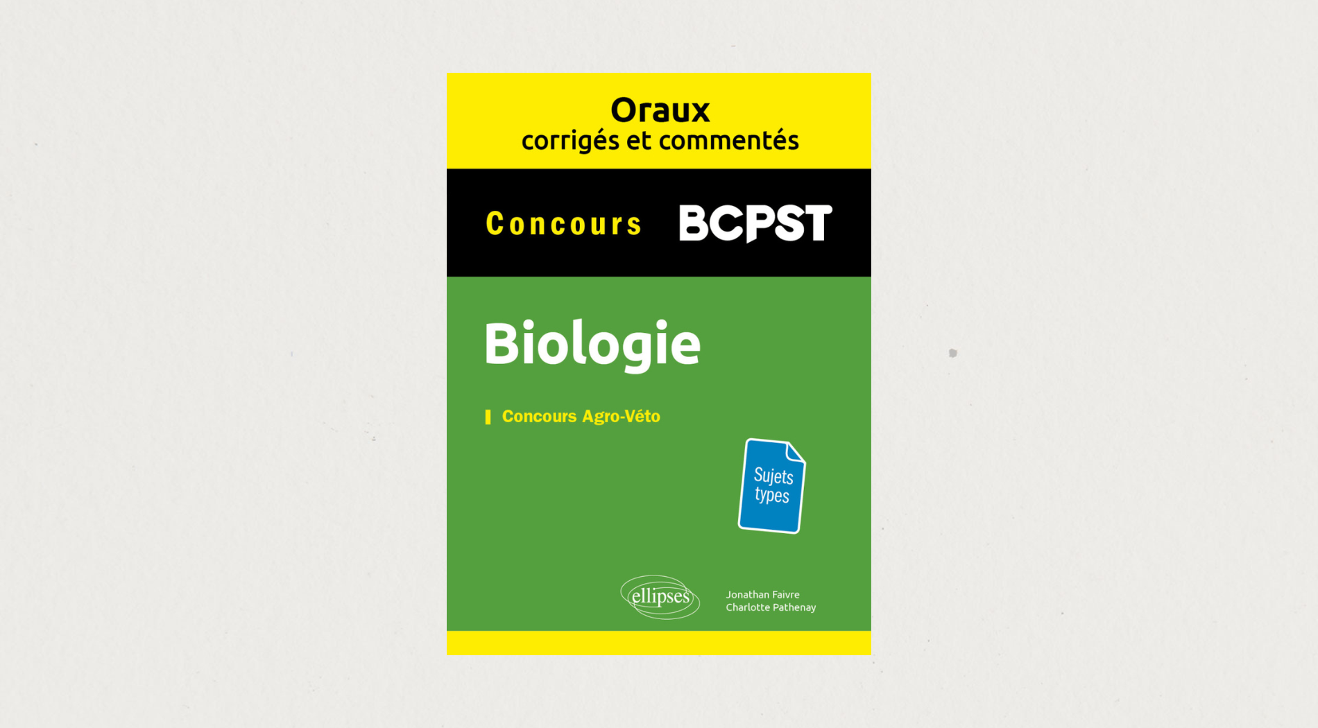 Illustration de l'article Oraux corrigés et commentés de Biologie - BCPST - 2e édition
